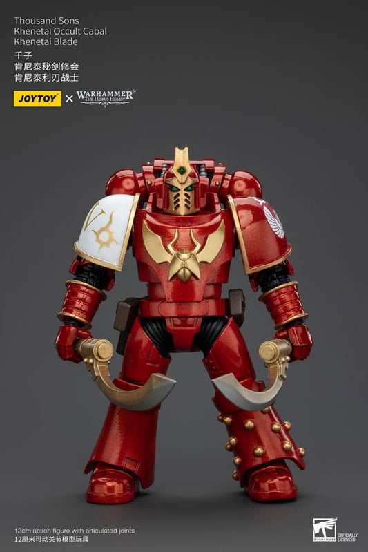 Warhammer The Horus Heresy Action Figure 1/18 Thousand Sons Khenetai Occult Cabal Khenetai Blade 12 Cm Joy Toy (cn)