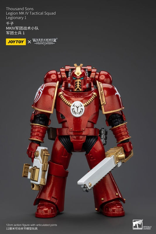 Warhammer The Horus Heresy Action Figure 1/18 Thousand Sons Legion Mk Iv Tactical Squad Legionary 1 12 Cm Joy Toy (cn)
