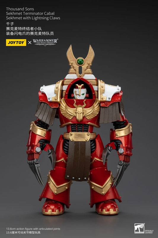 Warhammer The Horus Heresy Action Figure 1/18 Thousand Sons Sekhmet Terminator Cabal Sekhmet with Fulmineclaws 14 cm Joy Toy