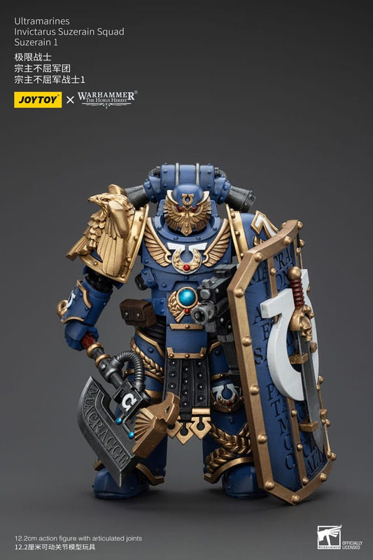 Warhammer The Horus Heresy Action Figure 1/18 Ultramarines Invictarus Suzerain Squad Suzerain 1 12 Cm Joy Toy (cn)