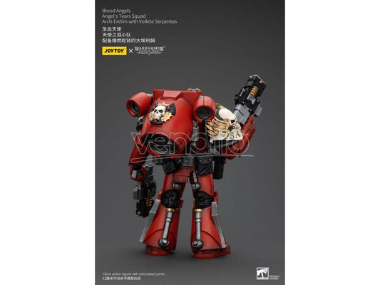 Warhammer The Horus Heresy Action Figure 1/18 Blood Angels Angel's Tears Squad Arch-erelim with Volkite Serpentas 12 cm Joy Toy