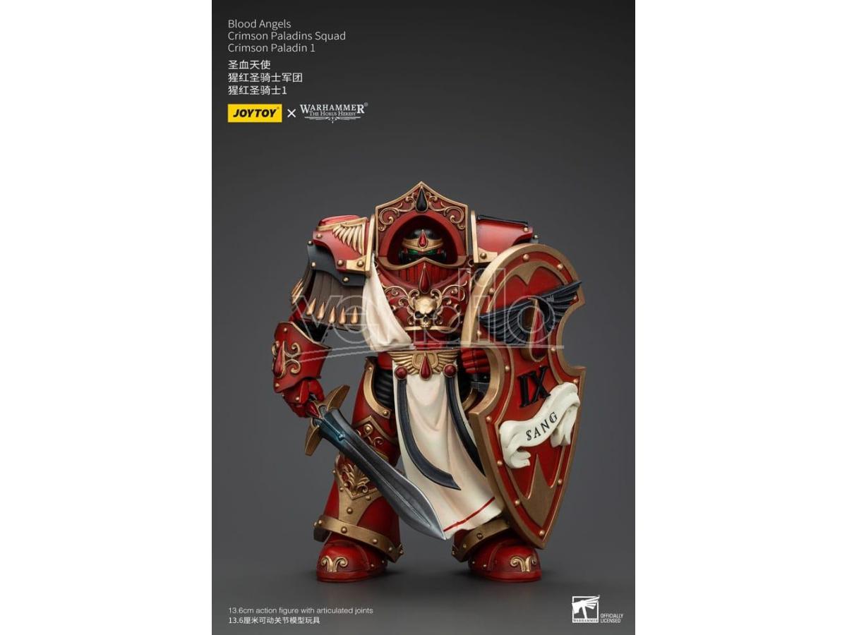 Warhammer The Horus Heresy Action Figure 1/18 Blood Angels Crimson Paladins Squad Crimson Paladin 1 14 Cm Joy Toy (cn)