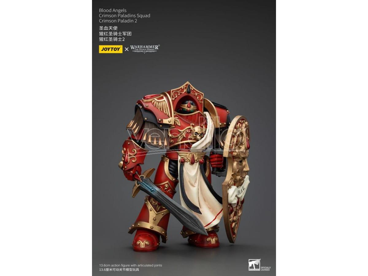 Warhammer The Horus Heresy Action Figure 1/18 Blood Angels Crimson Paladins Squad Crimson Paladin 2 14 Cm Joy Toy (cn)