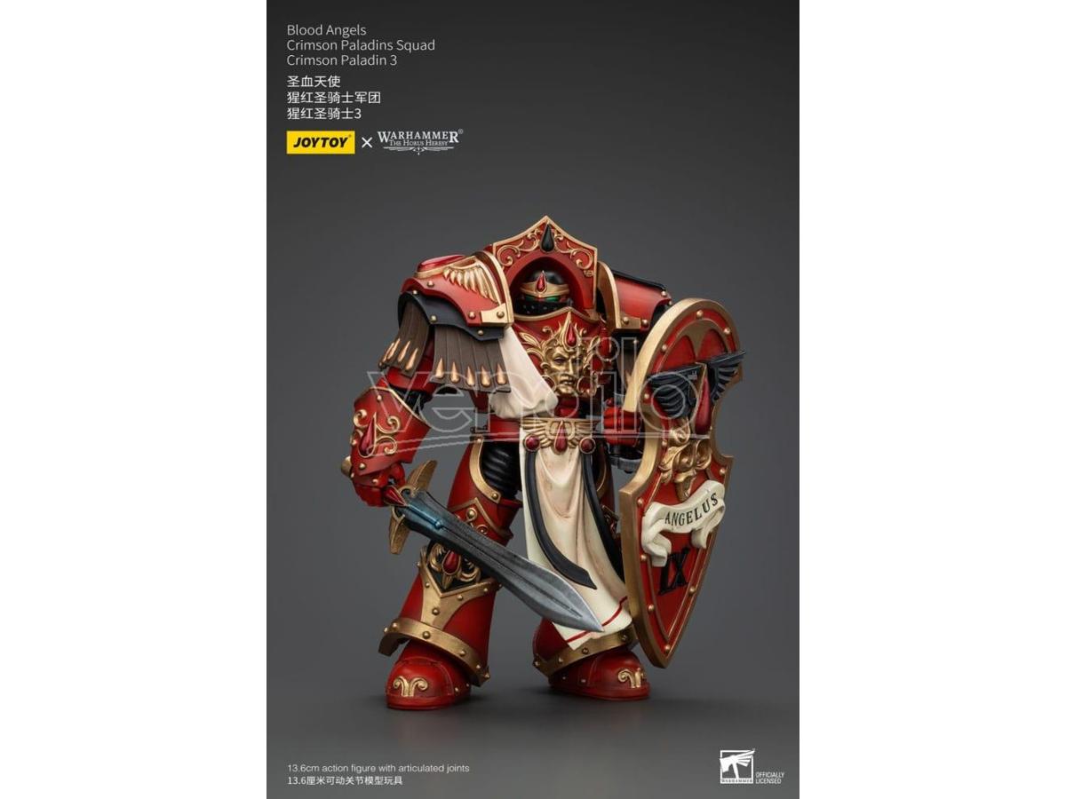 Warhammer The Horus Heresy Action Figure 1/18 Blood Angels Crimson Paladins Squad Crimson Paladin 3 14 Cm Joy Toy (cn)