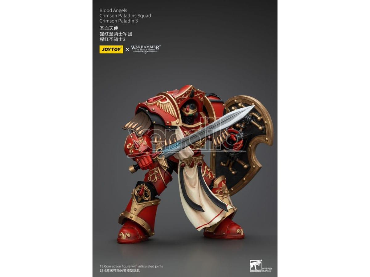 Warhammer The Horus Heresy Action Figure 1/18 Blood Angels Crimson Paladins Squad Crimson Paladin 3 14 Cm Joy Toy (cn)