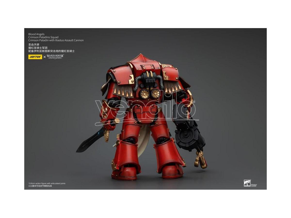 Warhammer The Horus Heresy Action Figure 1/18 Blood Angels Crimson Paladins Squad Crimson Paladin with Iliastus Assault Cannon