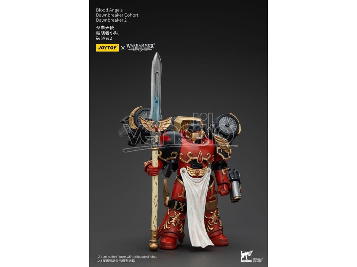 Warhammer The Horus Heresy Action Figure 1/18 Blood Angels Dawnbreaker Cohort Dawnbreaker 2 13 Cm Joy Toy (cn)