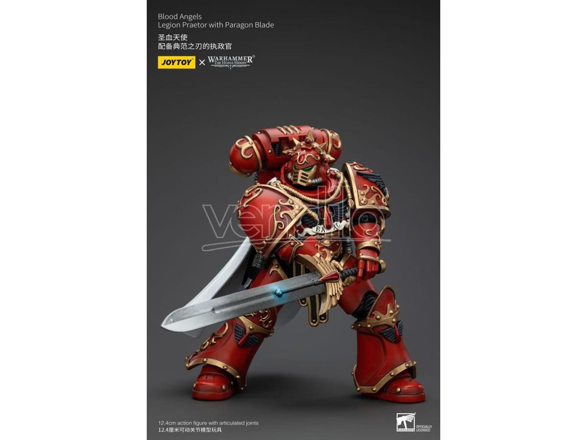 Warhammer The Horus Heresy Action Figure 1/18 Blood Angels Legion Praetor with Paragon Blade 13 cm Joy Toy (cn)