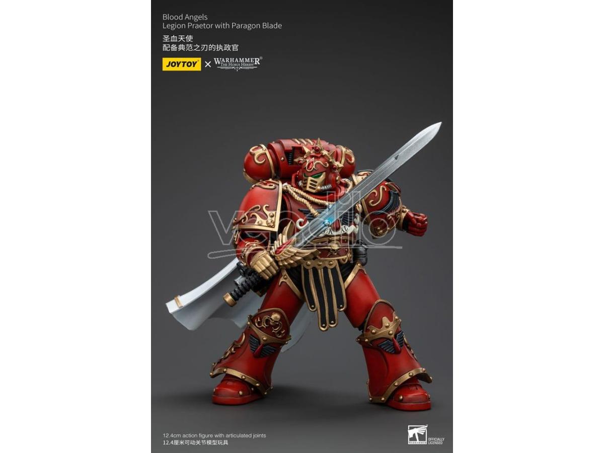 Warhammer The Horus Heresy Action Figure 1/18 Blood Angels Legion Praetor with Paragon Blade 13 cm Joy Toy (cn)
