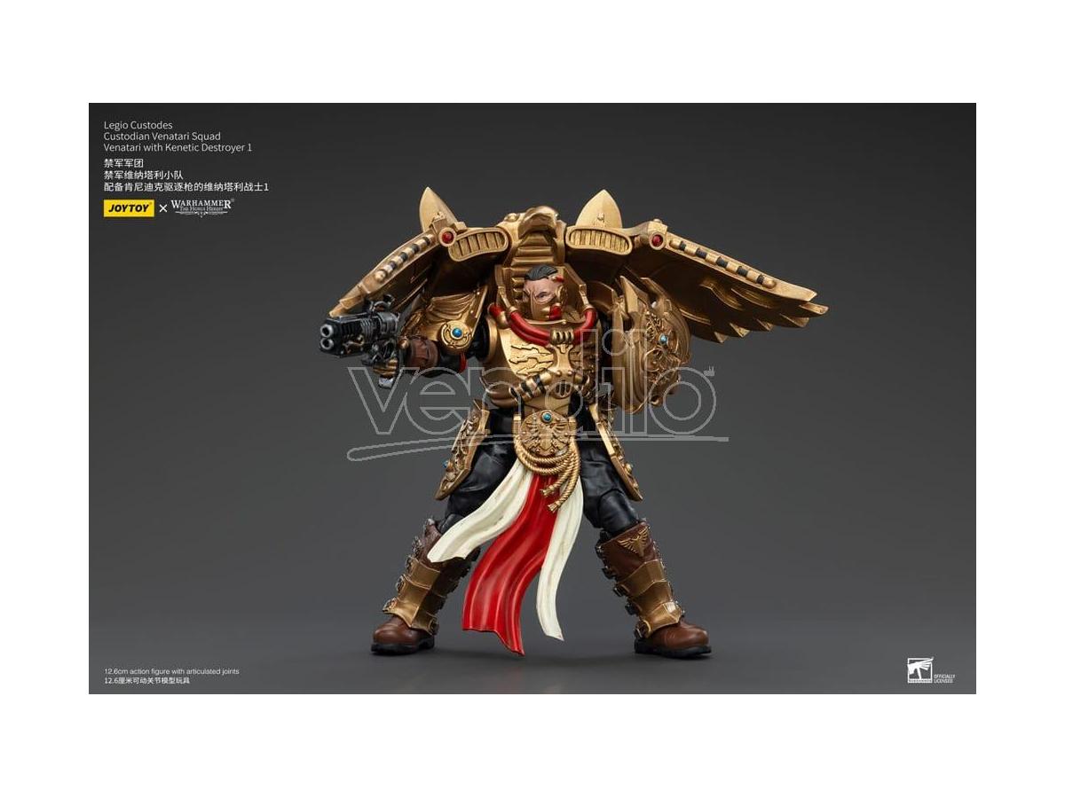 Warhammer The Horus Heresy Action Figure 1/18 Legio Custodes Custodian Venatari Squad Venatari Con Kenetic Destroyer 1 13 cm