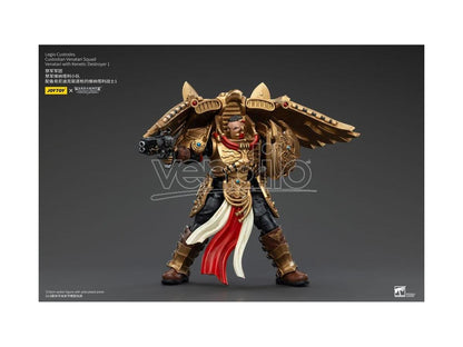 Warhammer The Horus Heresy Action Figure 1/18 Legio Custodes Custodian Venatari Squad Venatari Con Kenetic Destroyer 1 13 cm