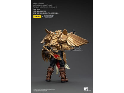 Warhammer The Horus Heresy Action Figure 1/18 Legio Custodes Custodian Venatari Squad Venatari Con Kenetic Destroyer 1 13 cm