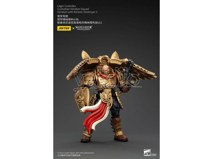 Warhammer The Horus Heresy Action Figure 1/18 Legio Custodes Custodian Venatari Squad Venatari Con Kenetic Destroyer 2 13 cm