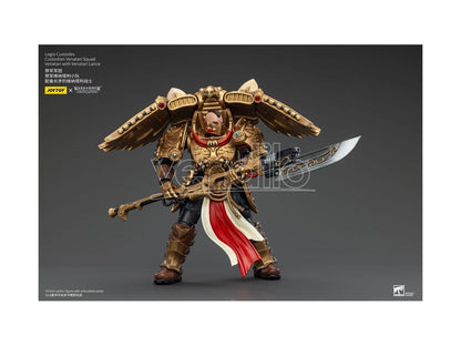 Warhammer The Horus Heresy Action Figure 1/18 Legio Custodes Custodian Venatari Squad Venatari Con Venatari Lances 13 cm Joy Toy