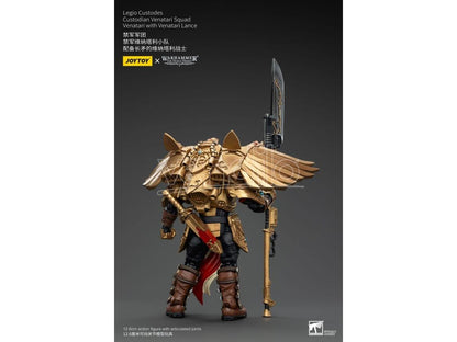 Warhammer The Horus Heresy Action Figure 1/18 Legio Custodes Custodian Venatari Squad Venatari Con Venatari Lances 13 cm Joy Toy