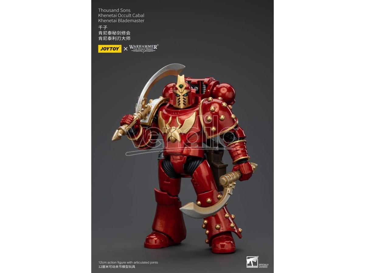 Warhammer The Horus Heresy Action Figure 1/18 Thousand Sons Khenetai Occult Cabal Khenetai Blademaster 12 Cm Joy Toy (cn)