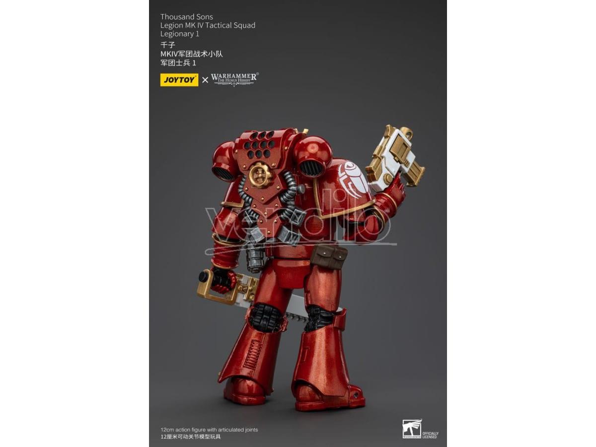 Warhammer The Horus Heresy Action Figure 1/18 Thousand Sons Legion Mk Iv Tactical Squad Legionary 1 12 Cm Joy Toy (cn)