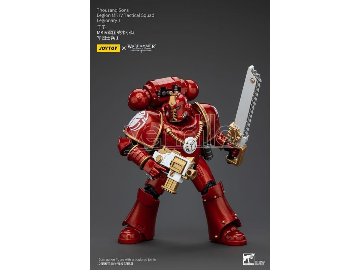 Warhammer The Horus Heresy Action Figure 1/18 Thousand Sons Legion Mk Iv Tactical Squad Legionary 1 12 Cm Joy Toy (cn)