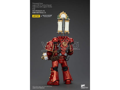 Warhammer The Horus Heresy Action Figure 1/18 Thousand Sons Legion Mk IV Tactical Squad Legionary with Legion Vexilla 12 cm Joy
