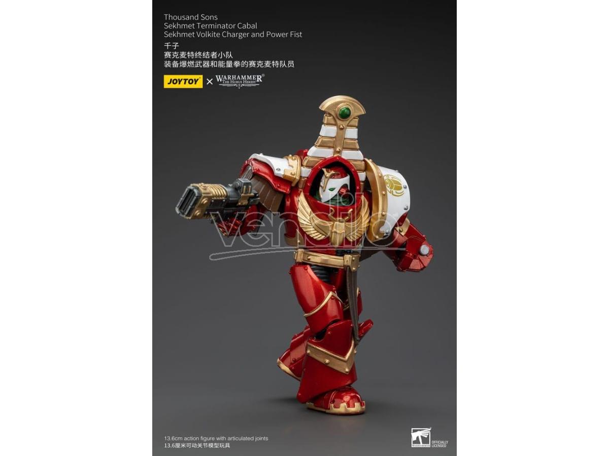 Warhammer The Horus Heresy Action Figure 1/18 Thousand Sons Sekhmet Terminator Cabal Sekhmet Volkite Charger E Power Fist 14