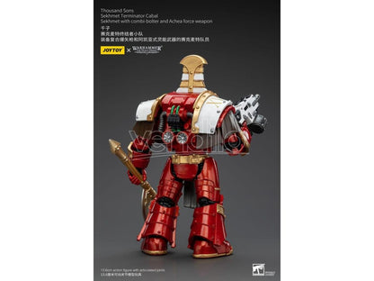 Warhammer The Horus Heresy Action Figure 1/18 Thousand Sons Sekhmet Terminator Cabal Sekhmet with Combi-bolter and Achaea Force