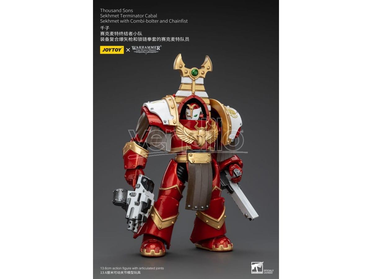Warhammer The Horus Heresy Action Figure 1/18 Thousand Sons Sekhmet Terminator Cabal Sekhmet with Combi-bolter and Chainfist 14