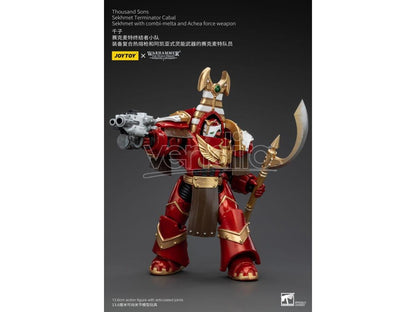 Warhammer The Horus Heresy Action Figure 1/18 Thousand Sons Sekhmet Terminator Cabal Sekhmet with Combi-melta and Achaea Force