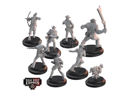 WWE THE DEADLY SEVEN STARTER SET WARGAME WARCRADLE STUDIOS