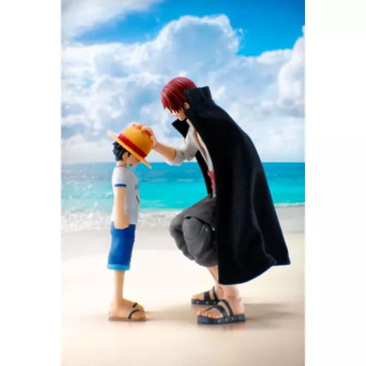 One Piece S.H.Figuarts Action Figure 2-Pack Shanks & Monkey D. Luffy Childhood Ver.