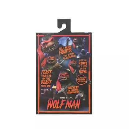 Universal Monsters x Teenage Mutant Ninja Turtles Action Figure Ultimate Raphael as The Wolfman 18 cm