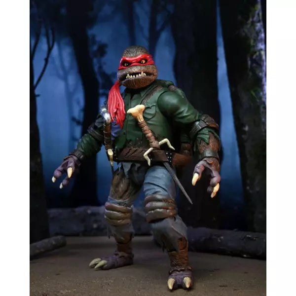 Universal Monsters x Teenage Mutant Ninja Turtles Action Figure Ultimate Raphael as The Wolfman 18 cm