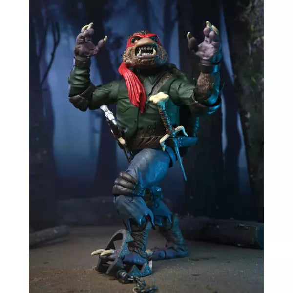 Universal Monsters x Teenage Mutant Ninja Turtles Action Figure Ultimate Raphael as The Wolfman 18 cm