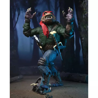 Universal Monsters x Teenage Mutant Ninja Turtles Action Figure Ultimate Raphael as The Wolfman 18 cm