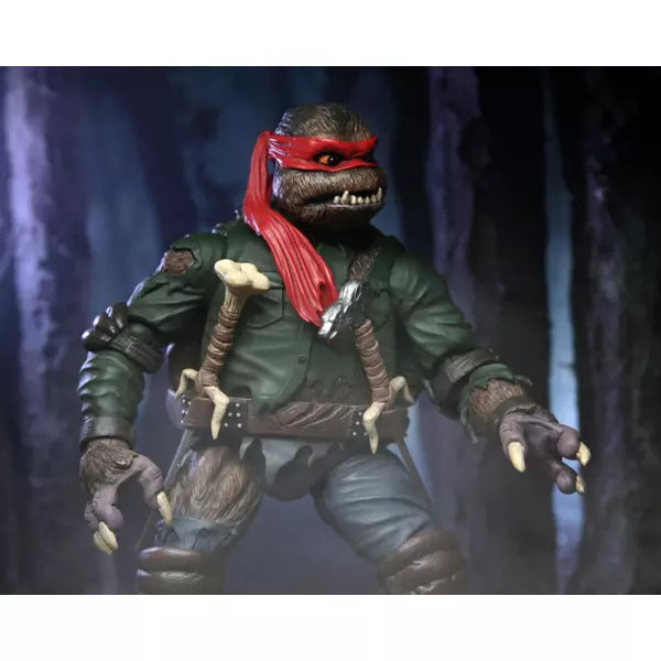 Universal Monsters x Teenage Mutant Ninja Turtles Action Figure Ultimate Raphael as The Wolfman 18 cm